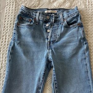 Levi's Wedgie Straight Light Blue Jeans